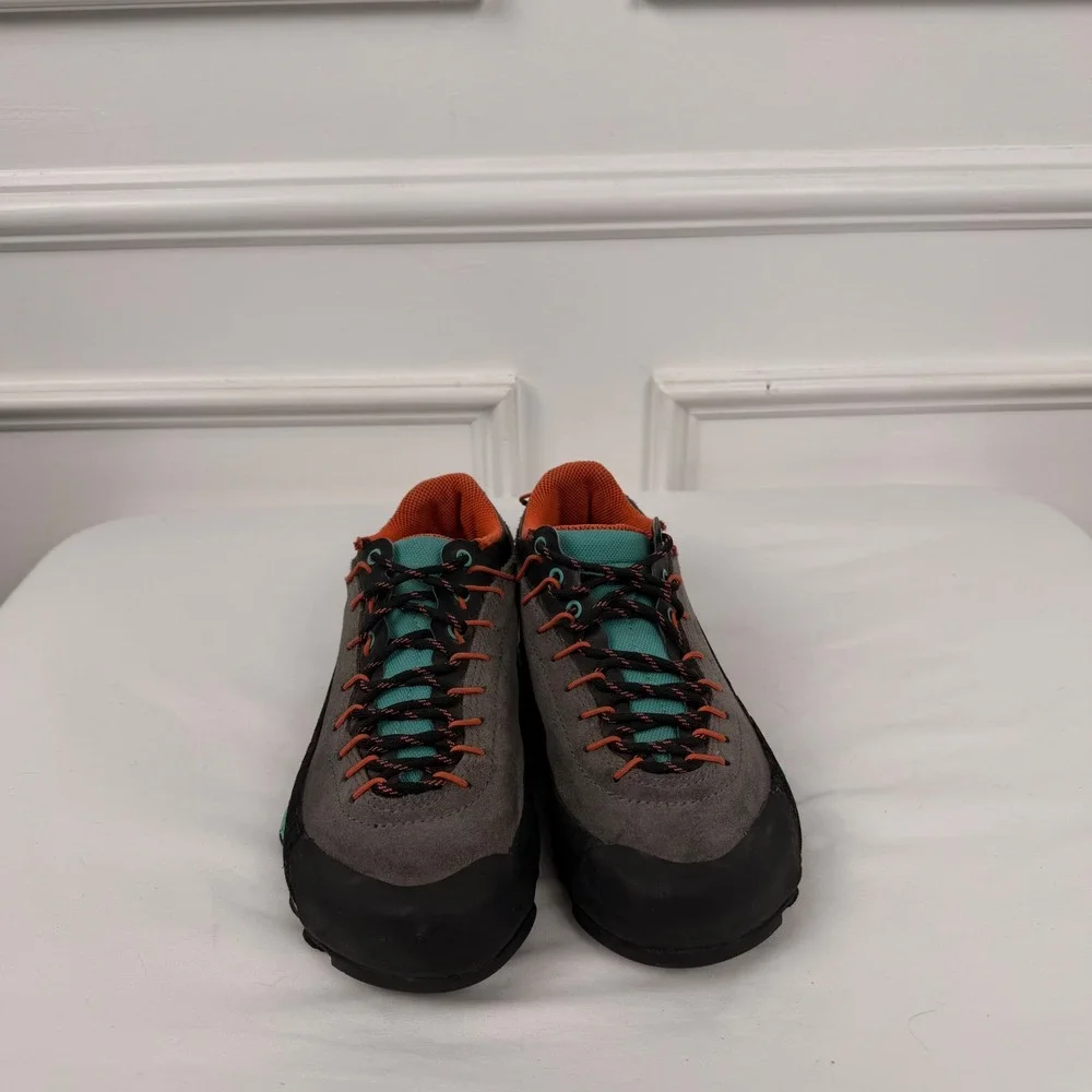 La Sportiva TX4 Womens Approach Shoes Grey Turquoise Orange Size 36 US 5.5